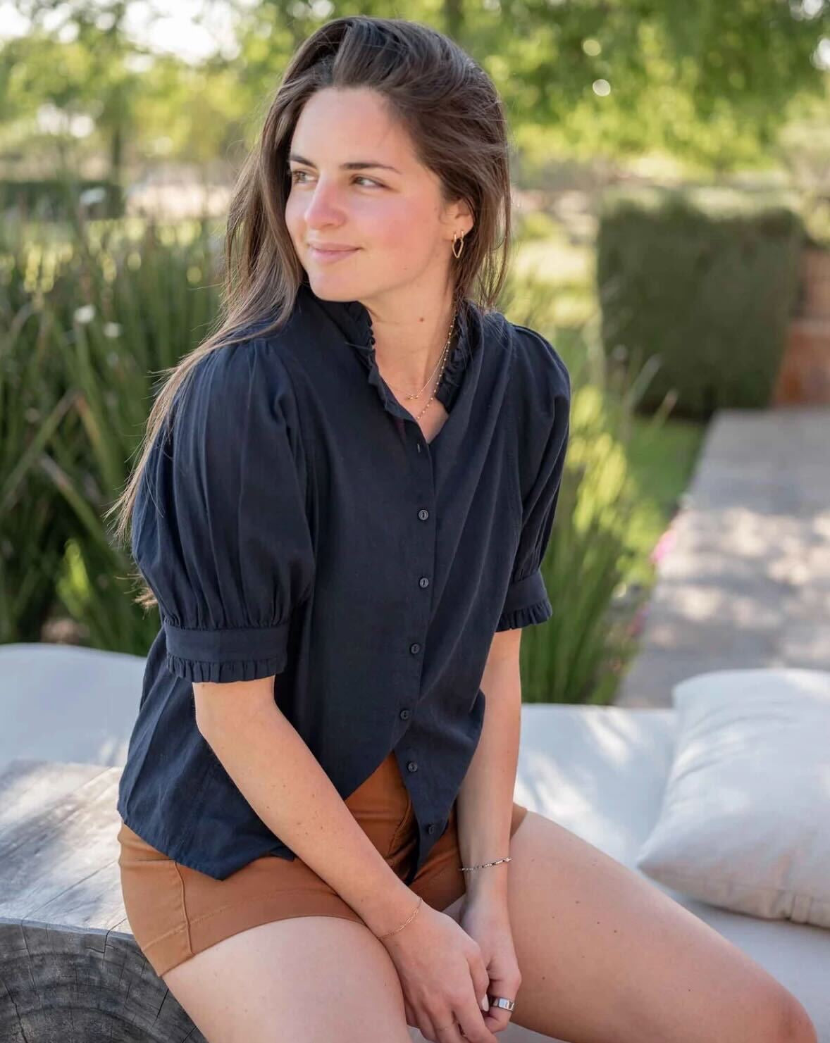Sweet Clementine Button Up