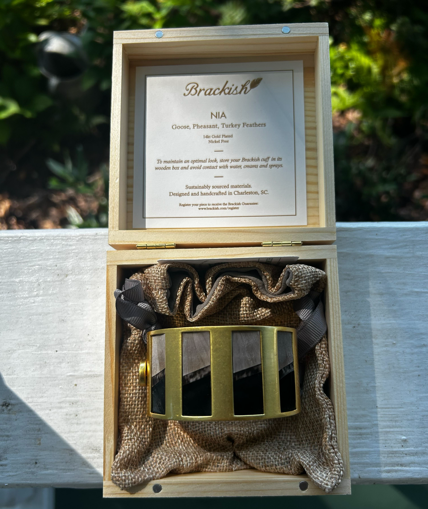 Striped Hinge Cuff