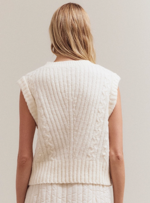 Cable Knit Vest
