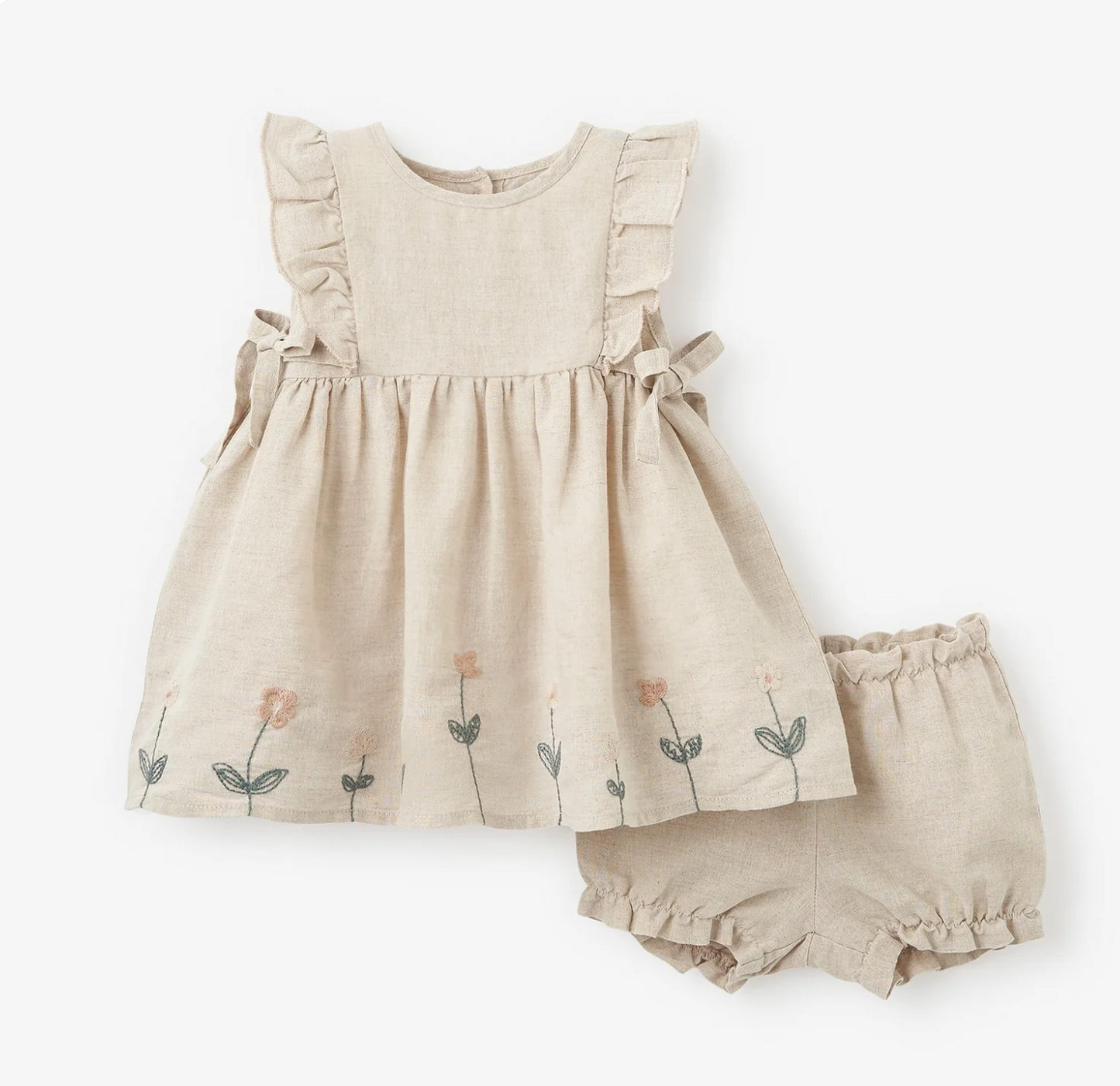 Embroidered Flower Set