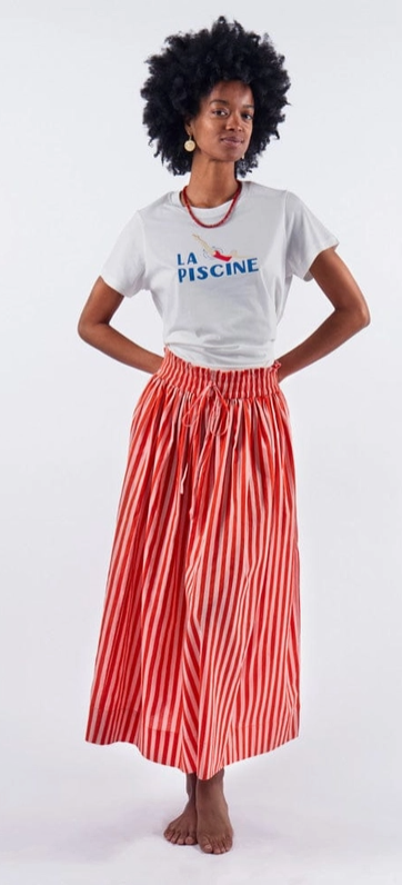 Keaton Stripe Skirt