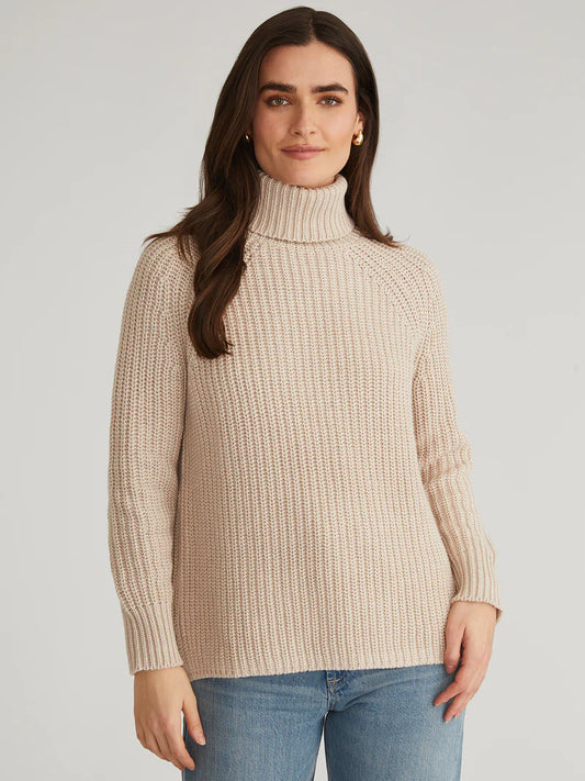 Stella Turtleneck Sweater Wheat