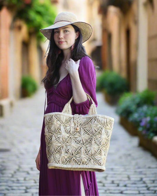 Lusha Macrame Diamond Bag