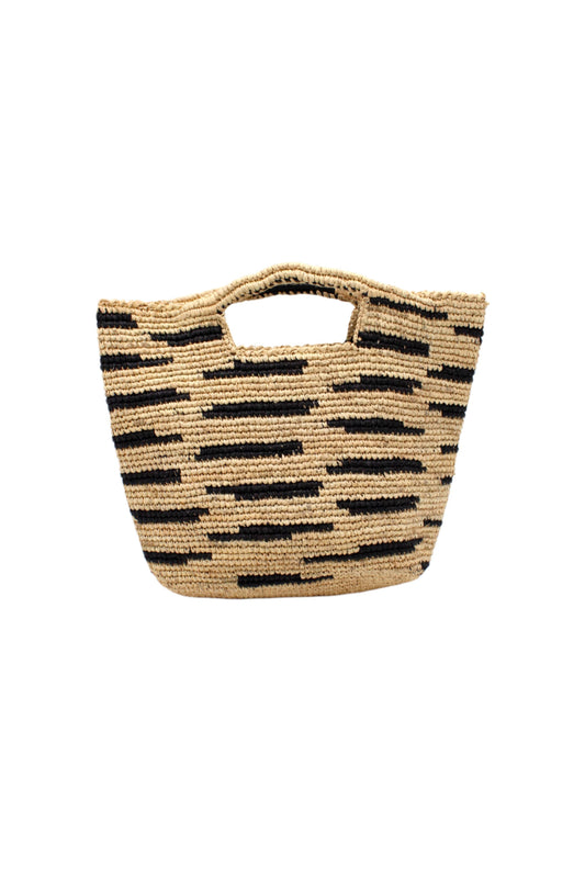 Crochet Petite Straw Basket