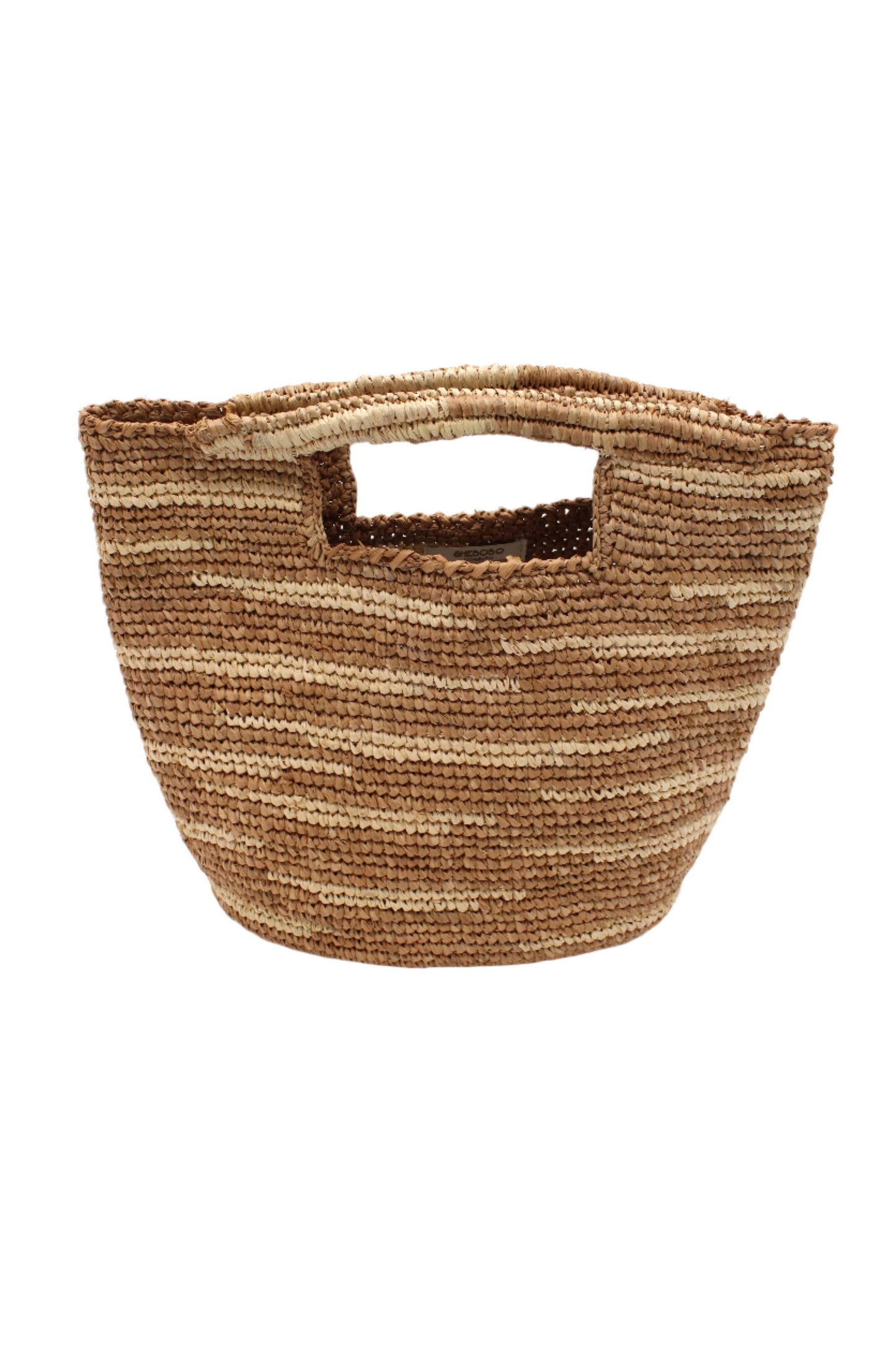 Crochet Petite Straw Basket