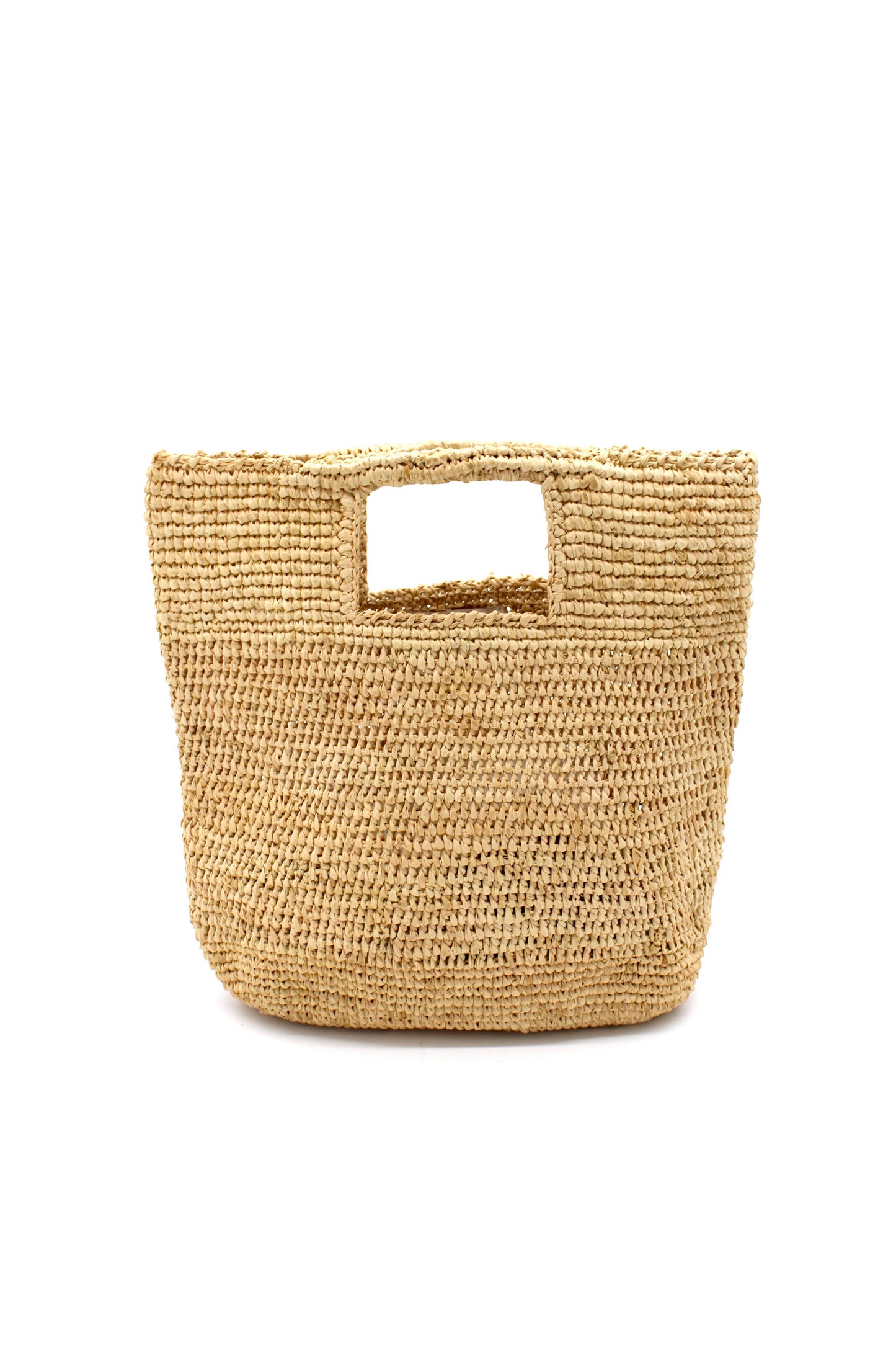 Crochet Petite Straw Basket