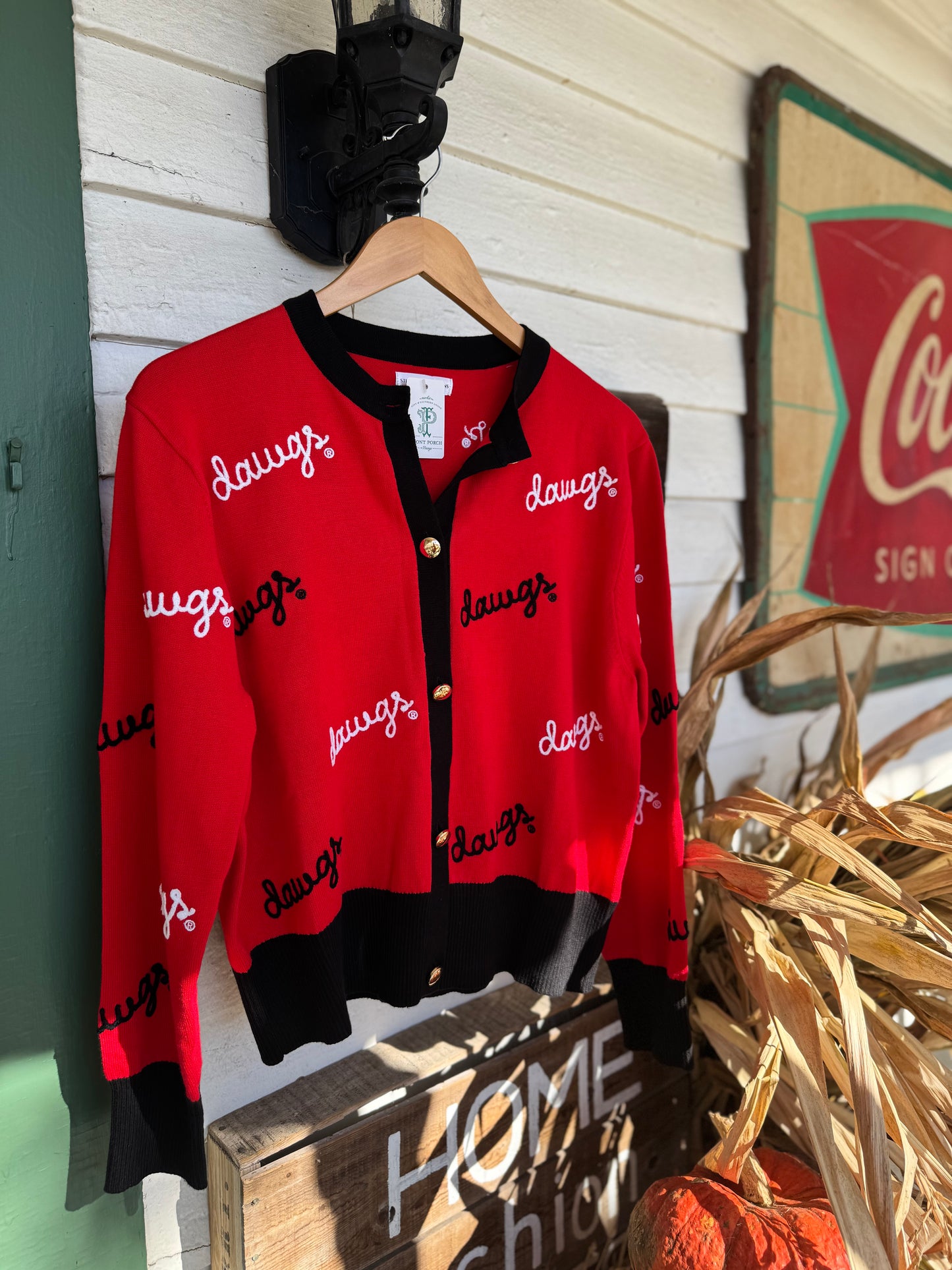 Collegiate Embroidered Cardigan