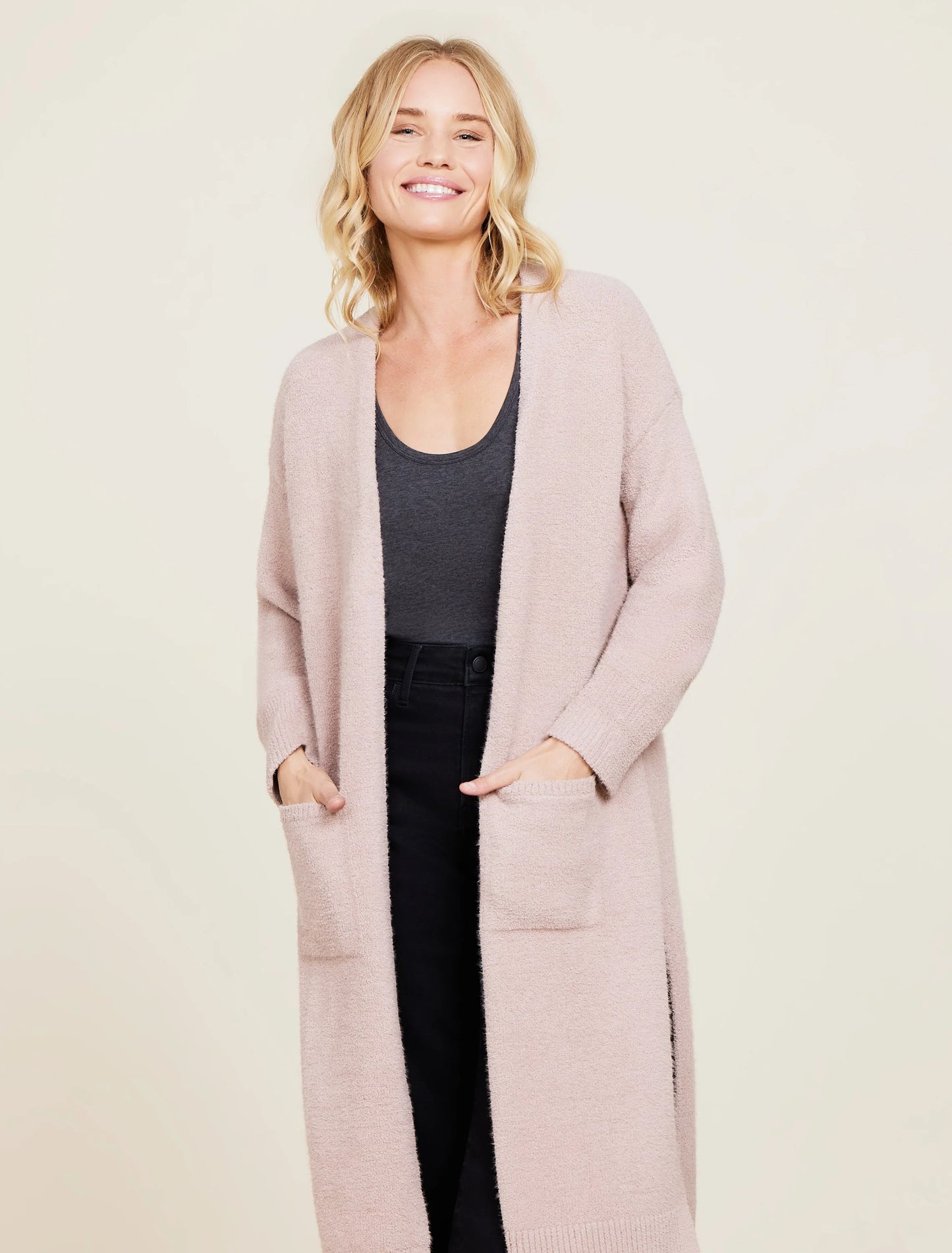 CozyChic High Slit Cardigan