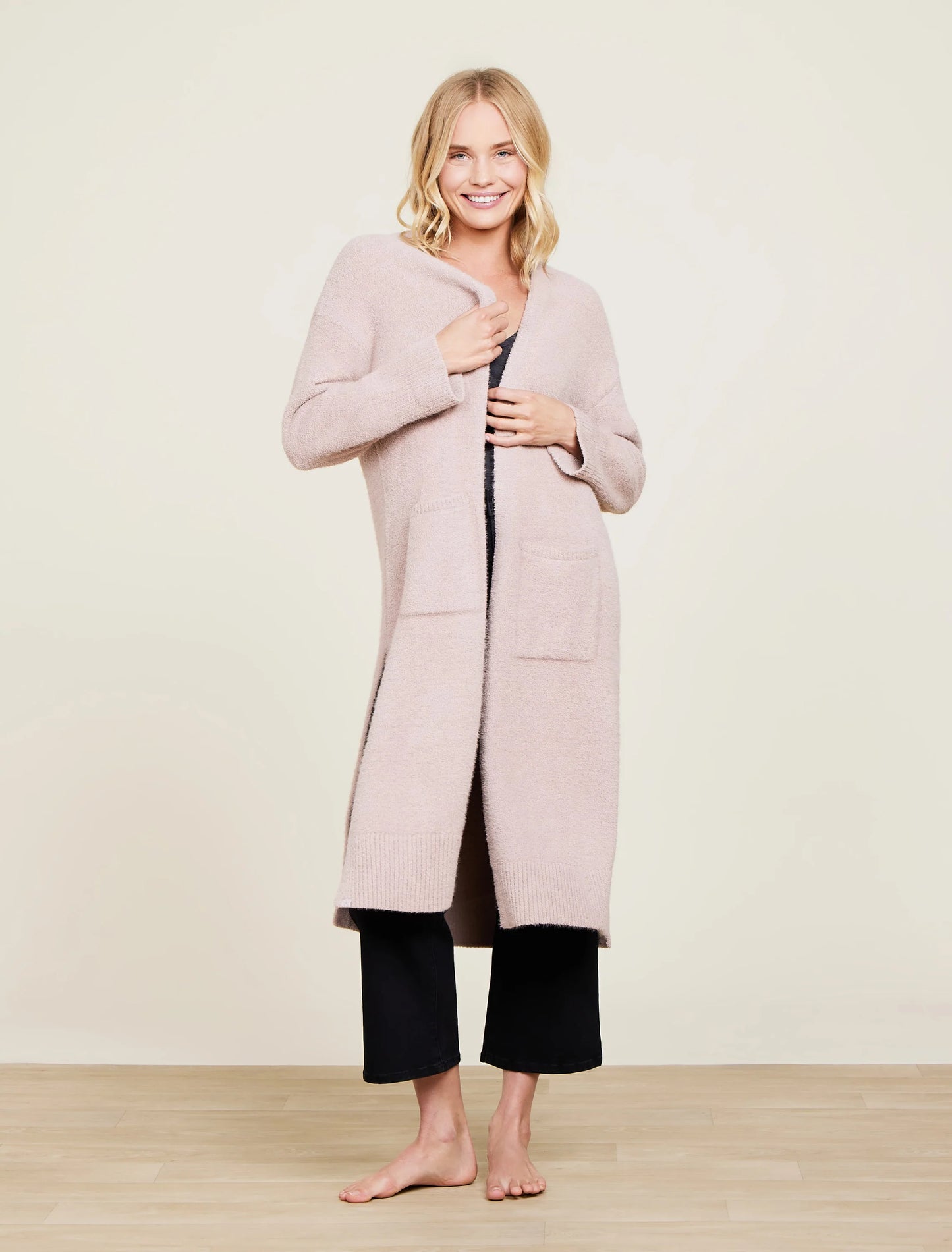 CozyChic High Slit Cardigan