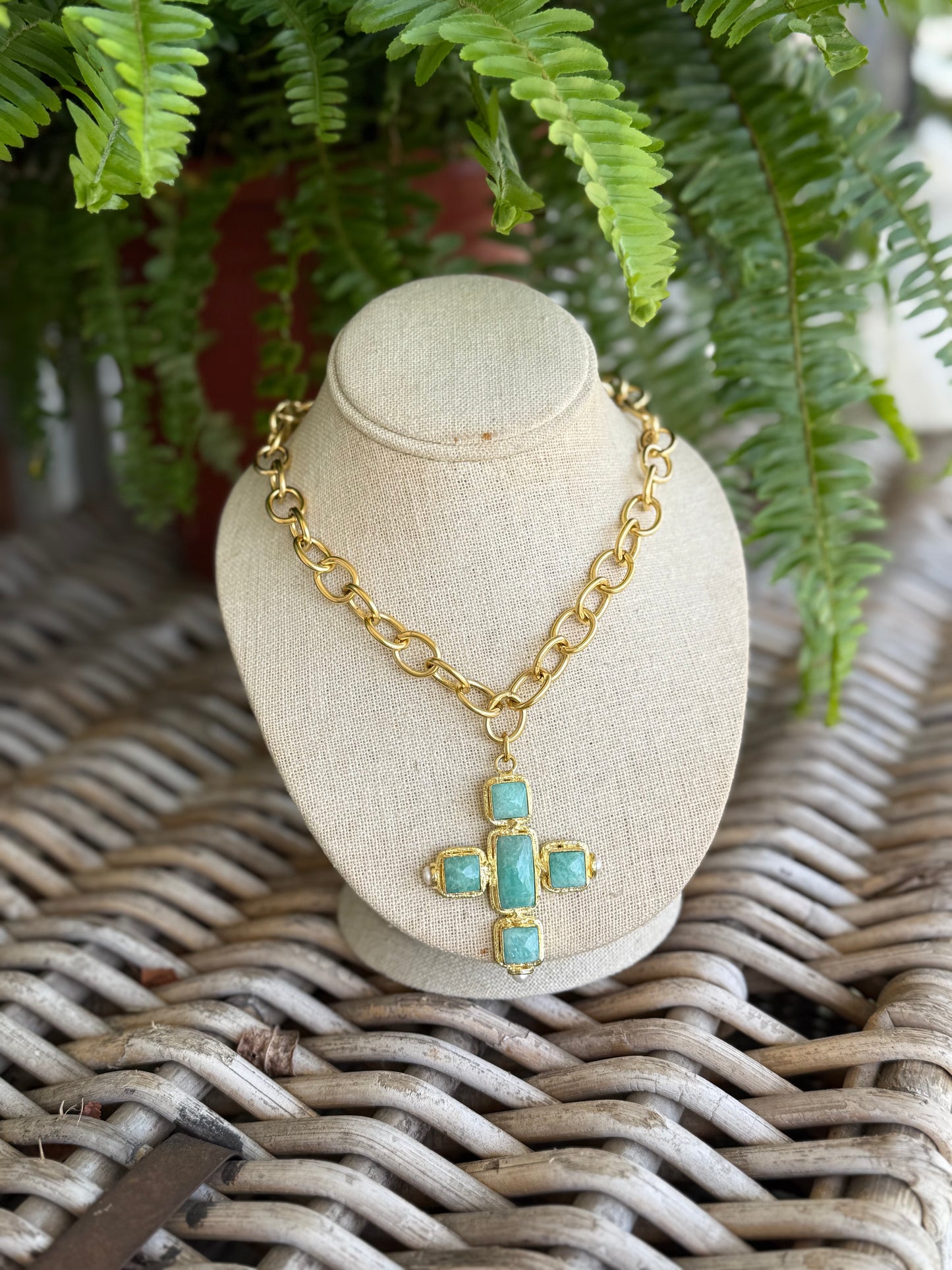 Trinity Cross Necklace