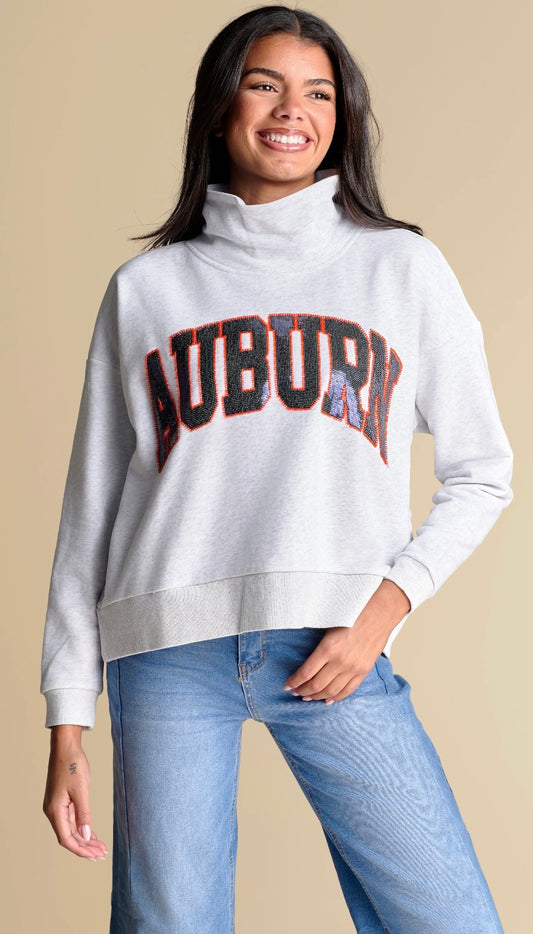 Collegiate Mockneck Pullover