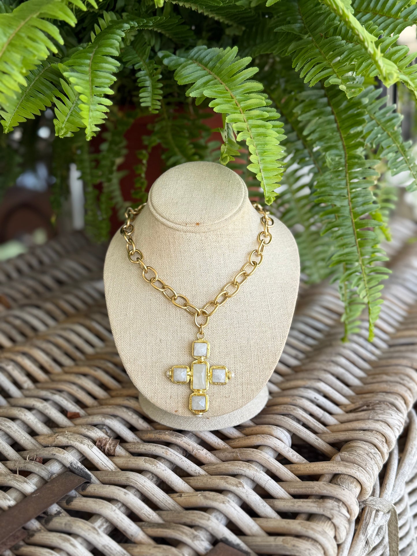 Trinity Cross Necklace