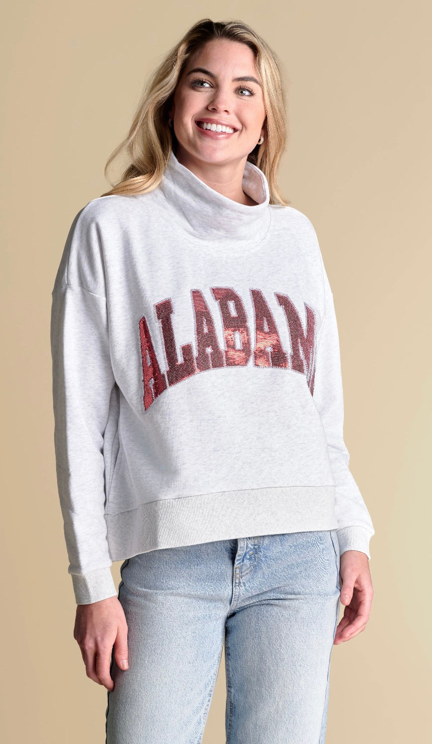 Collegiate Mockneck Pullover