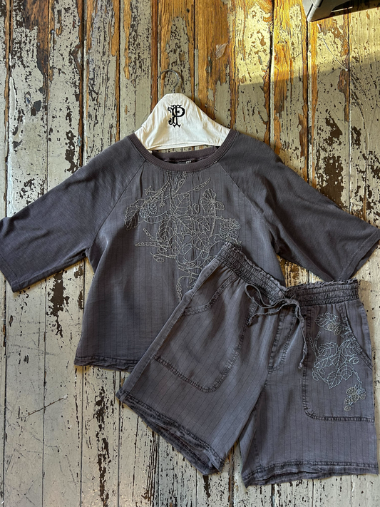 Embroidered Lynn Short