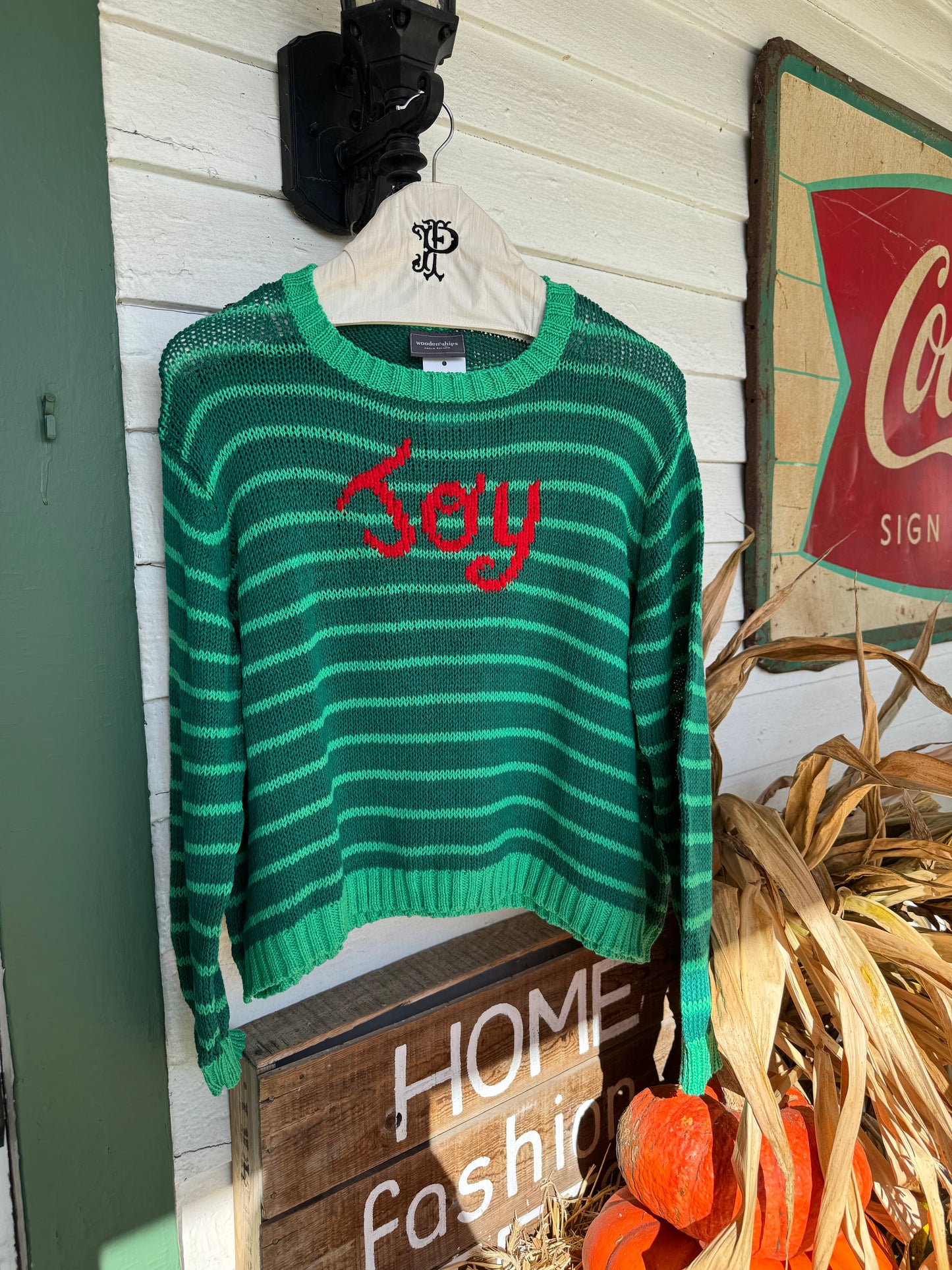 Joy Striped Crew