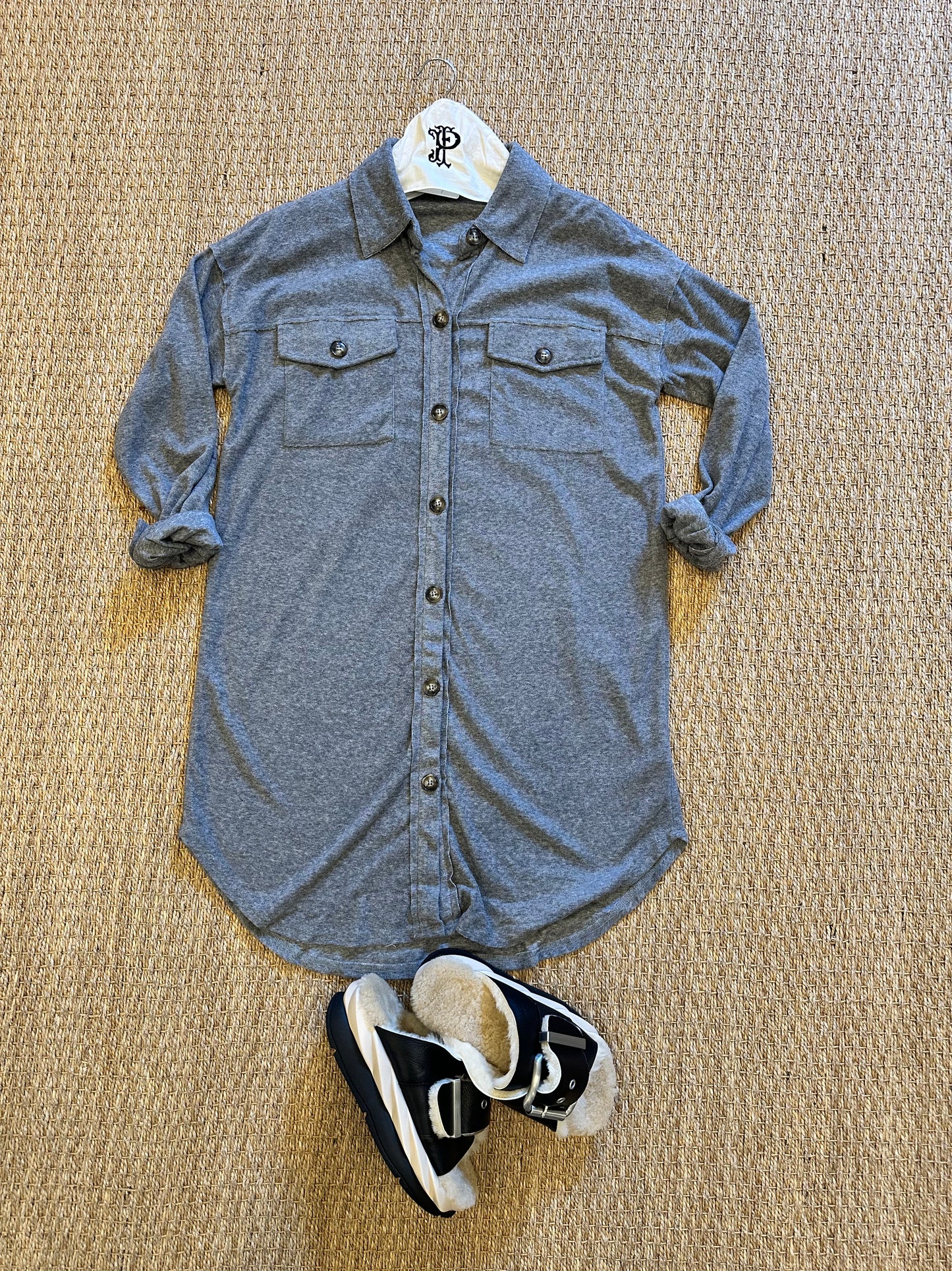 Brushed Knit Shacket
