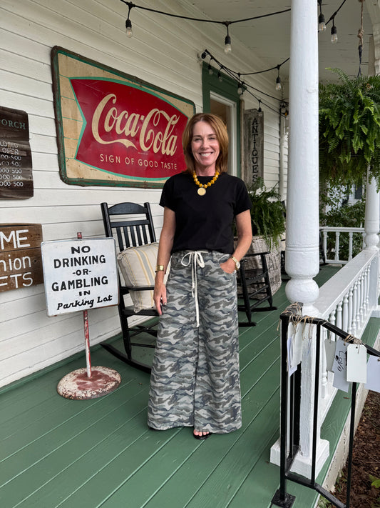 Camo Pant w/ Drawstring