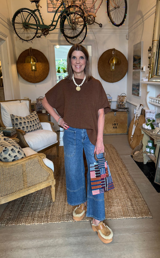 Cropped Wide Leg