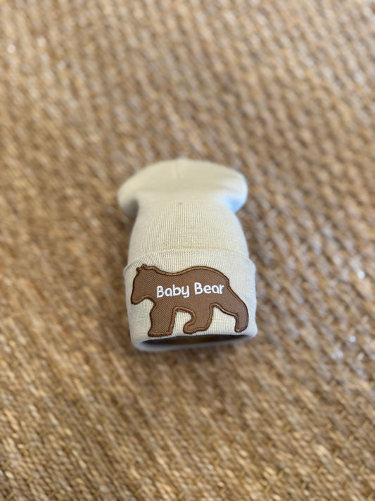 Oatmeal Bear Beanie