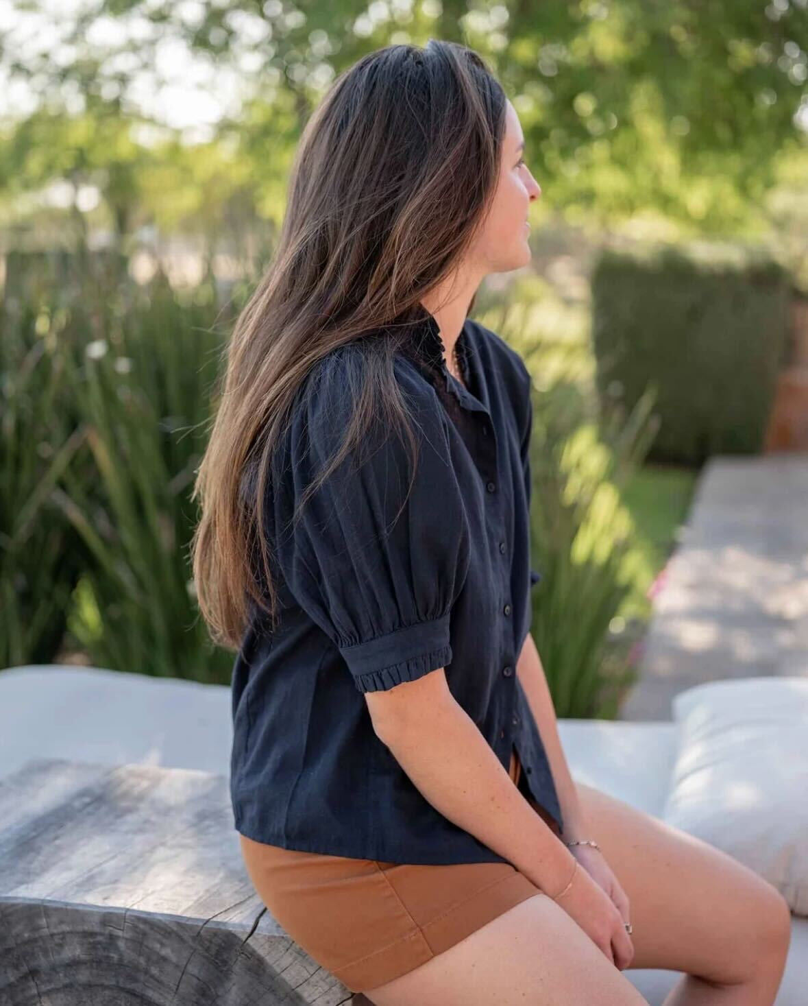 Sweet Clementine Button Up