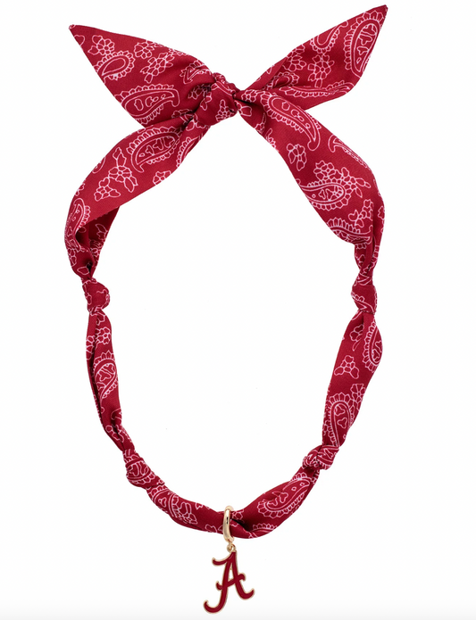 Collegiate Scarf Necklace