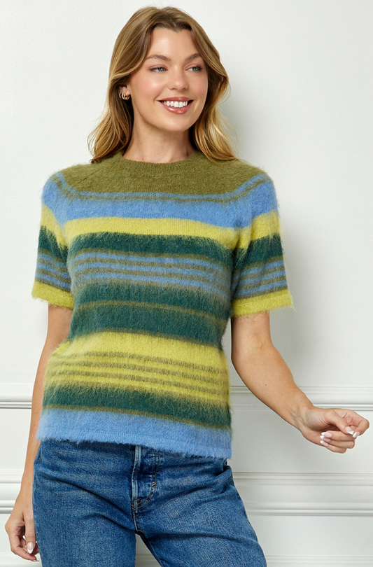 Striped Sweater Top