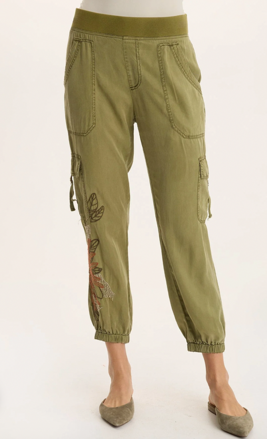 Embroidered Jogger