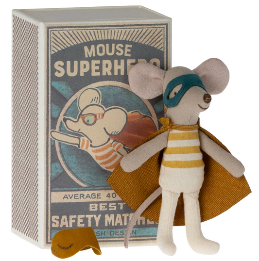 Superhero Mouse in Matchbox
