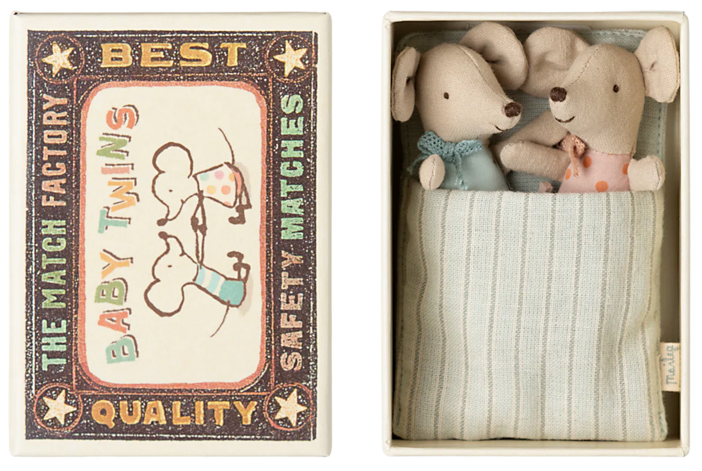 Twin Mice in Matchbox