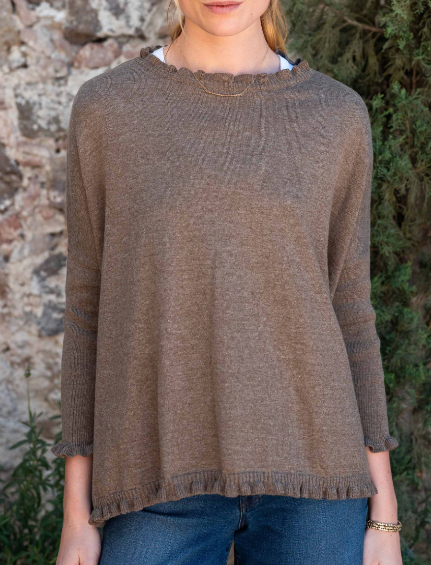 Catalina Ruffley Sweater