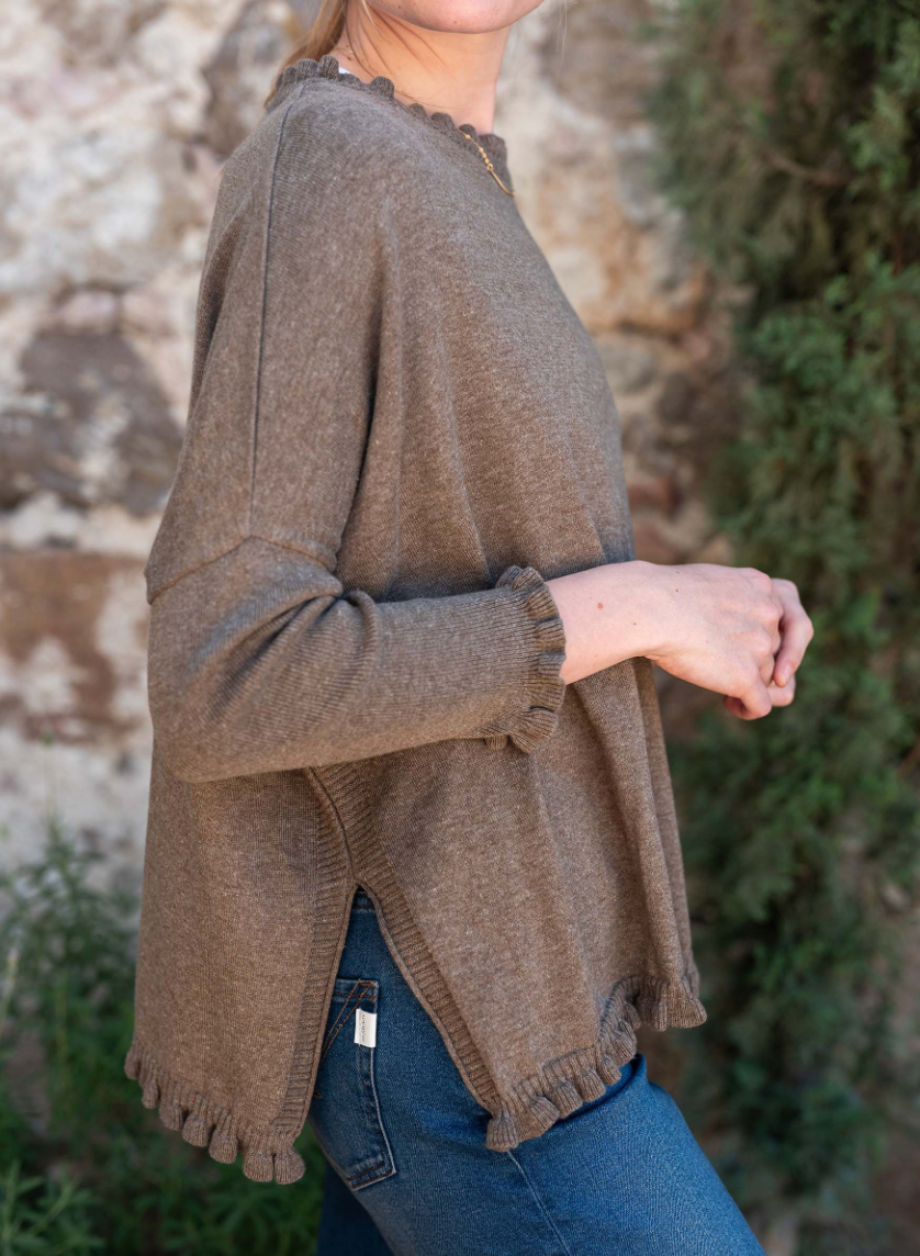 Catalina Ruffley Sweater