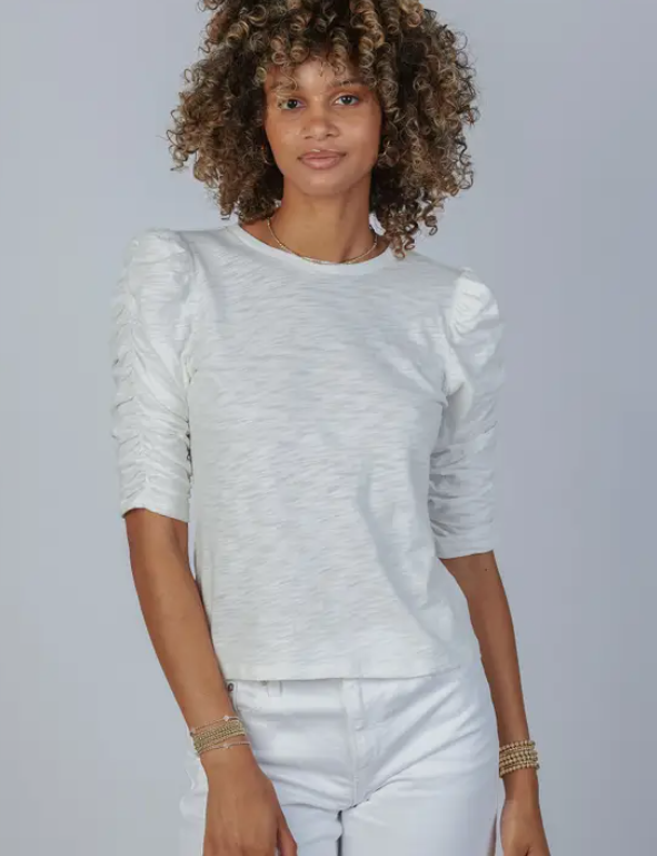 Sophie Ruched Elbow Length