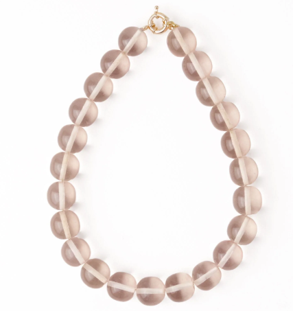 Iris Resin Bead Necklace