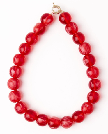 Iris Resin Bead Necklace