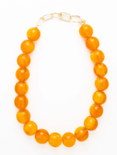 Iris Resin Bead Necklace