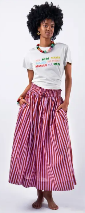 Keaton Stripe Skirt