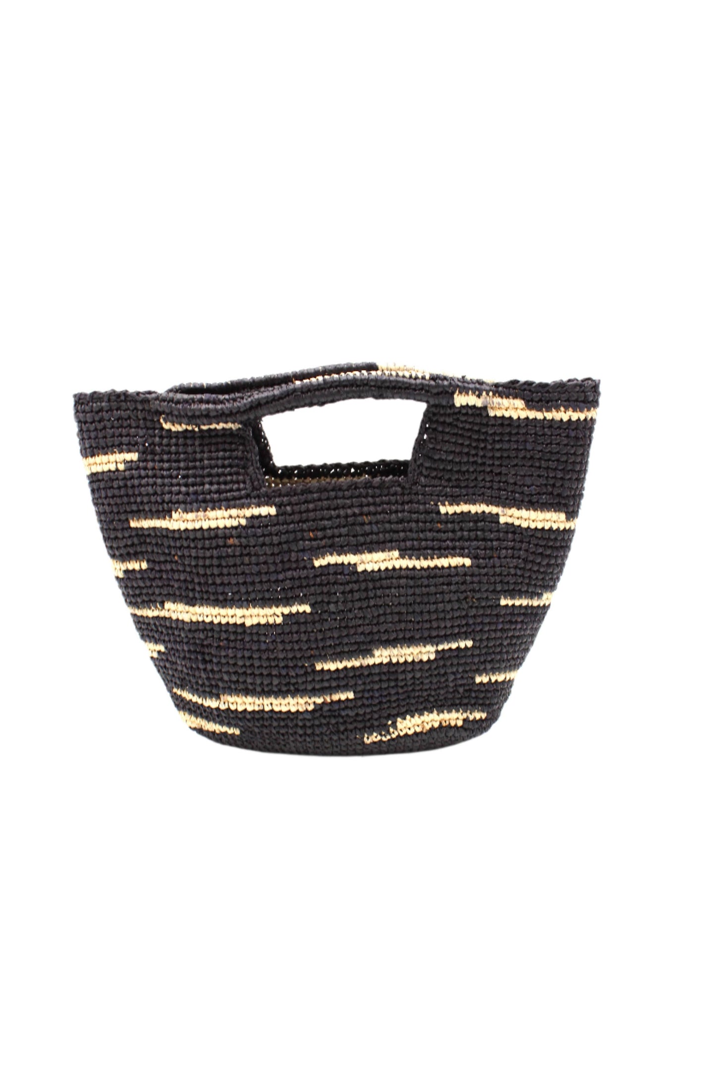 Crochet Petite Straw Basket