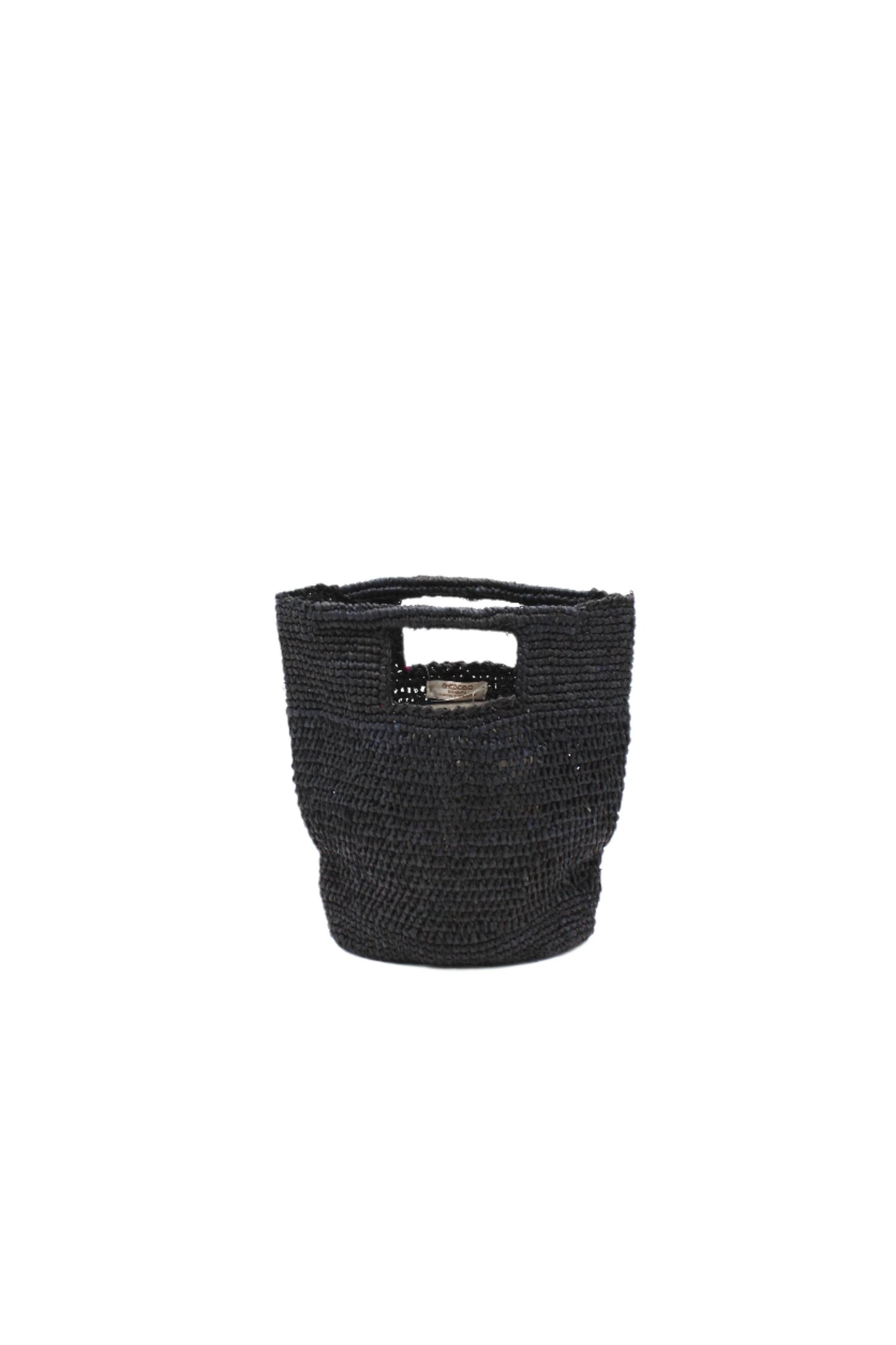 Crochet Petite Straw Basket