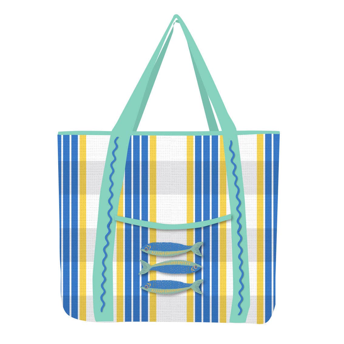 Recycled Plastic Fish Tote Bag