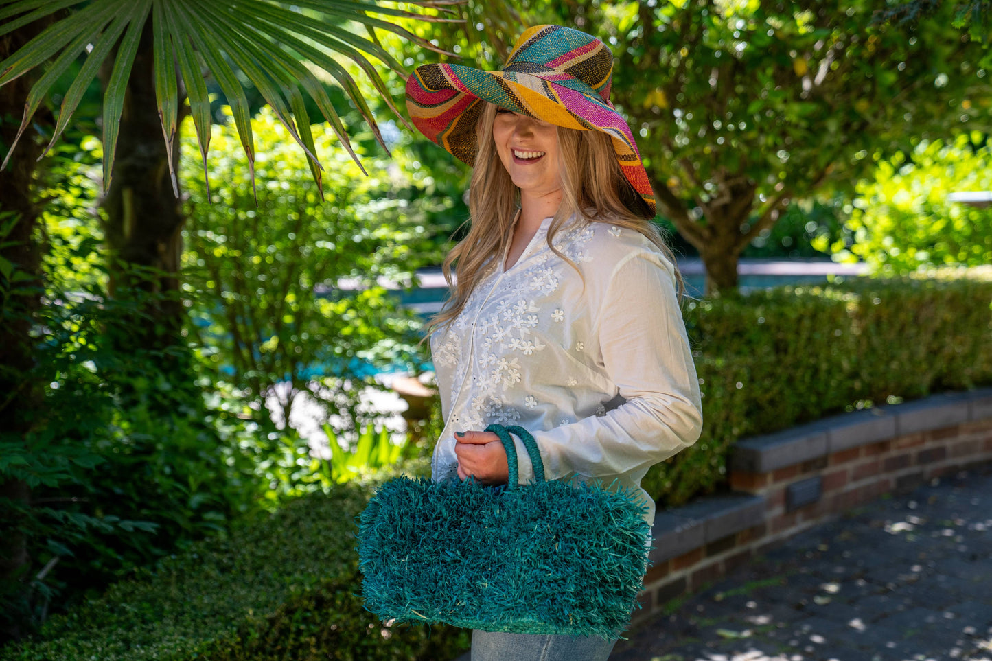 Calypso Pompom Handbag