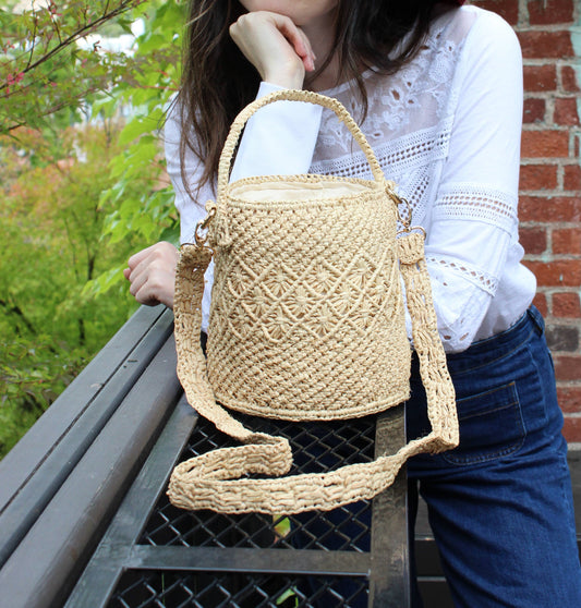 Paloma Macrame Crossbody Bag