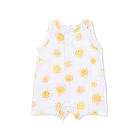 Happy Suns - Sleeveless Shortie Romper