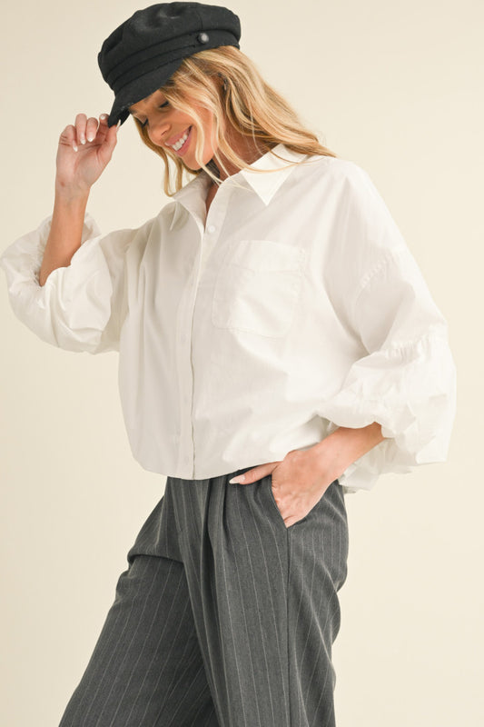 Collared Neck Button Down